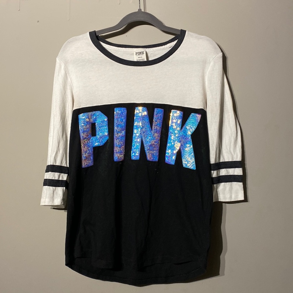 white and black top,size medium,worn three times!